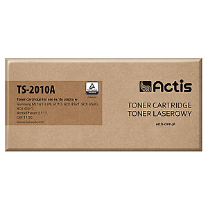 тонер Actis TS-2010A для принтера Samsung; замена Samsung ML-1610D2/ML-2010D3; стандарт; 3000 страниц; чернить