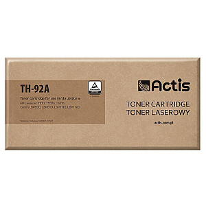 тонер Actis TH-92A для принтера HP; HP 92A C4092A, замена Canon EP-22; стандарт; 2500 страниц; чернить