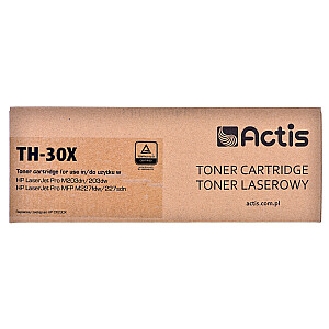 тонер Actis TH-30X для принтера HP; Замена HP 30X CF230X; стандарт; 3500 страниц; чернить