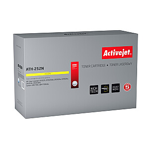 Activejet ATH-252N toneris HP spausdintuvui; HP 504A CE252A, Canon CRG-723Y keitimas; Aukščiausias; 7000 puslapių; geltona