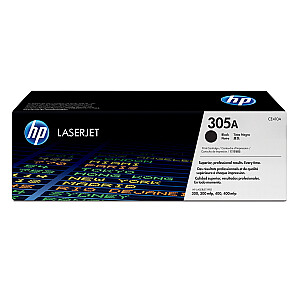 HP 305A juoda originali LaserJet dažų kasetė