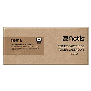 тонер Actis TH-51A для принтера HP; замена HP 51A Q7551A; стандарт; 6500 страниц; чернить