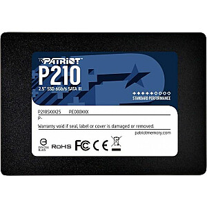 „Patriot P210“ 128 GB 2,5 colio SATA III SSD (P210S128G25)