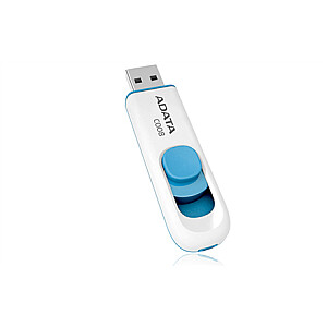 ADATA C008 64 GB, USB 2.0, balta/mėlyna