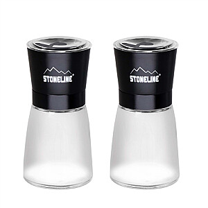 Stoneline Salt and pepper mill set 21653 Housing material Glass/Stainless steel/Ceramic/PS, Black