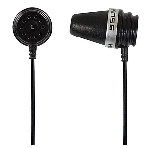 Koss Headphones Sparkplug In-Ear, 3,5 мм, Черный, Шумоподавление,