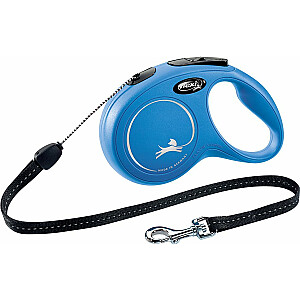 Flexi New Classic Retractable Leash Line S 8m Синий