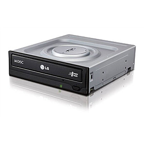 Записывающее устройство DVD для хранения данных HH Розничный тип GH24NSD6 Внутренний, интерфейс SATA, DVD ± R / RW, скорость чтения CD 48 x, скорость записи CD 48 x, черный, настольный компьютер