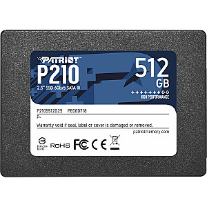Patriot P210 512GB 2,5" SATA III SSD (P210S512G25)