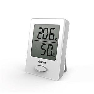 Higrometras + termometras Duux Sense, baltas, LCD