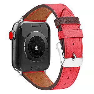 Кожаный ремешок Fusion для Apple Watch 42 / 44 мм красный