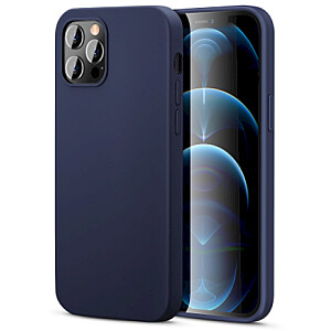 Fusion elegance pluošto patvarus silikoninis dėklas, skirtas Apple iPhone 13 Mini blue