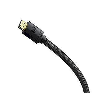 Baseus HDMI 2.1 cable 8K 60 Hz 48 Gbps / 4K 120 Hz / 2K 144 Hz 3D eARC QMS Dynamic HDR VRR ALLM 3 m black (CAKGQ-L01)