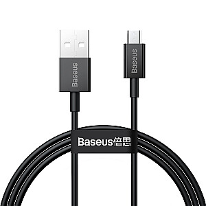 „Baseus Superior“ serijos kabelis iš USB į mikro USB, 2A, 1m (juodas)