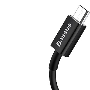 „Baseus Superior“ serijos kabelis iš USB į mikro USB, 2A, 1m (juodas)