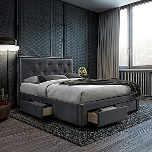 Кровать GLOSSY 160x200см с матрасом HARMO