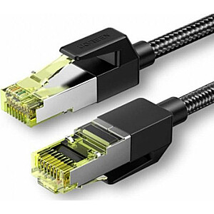 Ugreen UGREEN NW150 pintas tinklo kabelis, Ethernet RJ45, Cat.7, F/FTP, 1 m (juodas)