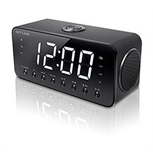 Muse Clock radio  M-192CR Black, Display : 1.8 inch white LED with dimmer