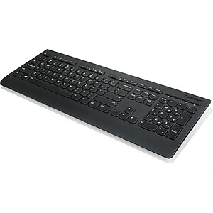 „Lenovo Professional“ belaidė klaviatūra – JAV anglų kalba su euro simboliu Juoda