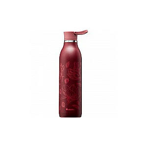 Termopudele CityLoop Thermavac eCycle Water Bottle 0.6L pārstrādāta nerūs. tērauda bordo Magnolia