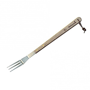 Nerūdijančio plieno barbecook kepsninės šakutė su medine rankena BC-2230209055