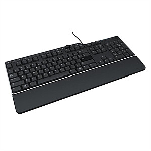 „Dell KB-522 Multimedia“, laidinis, klaviatūros išdėstymas EN, didelės spartos USB 2.0, juoda, anglų kalba, skaičių klaviatūra