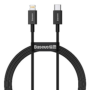 „Baseus Superior“ serijos USB-C laidas iki „iP“, 20 W, PD, 1 m (juodas)