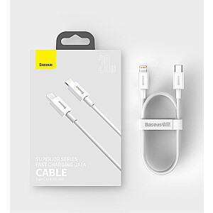 „Baseus Superior“ serijos USB-C laidas iki „iP“, 20 W, PD, 1 m (juodas)