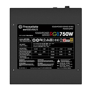 Блок питания Thermaltake Toughpower Grand RGB 750 Вт PS-TPG-0750FPCGEU-R (750 Вт; активный; 140 мм)