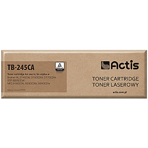ACTIS TB-245CA dažų kasetė (Brother TN-245C pakaitinė; standartinė; 2 200 puslapių; mėlyna)