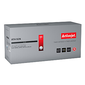 Тонер Activejet ATH-92N (замена для HP 92A C4092A, Canon EP-22; Supreme; 3100 страниц; черный)