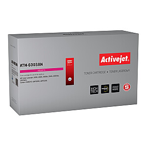 Тонер Activejet ATH-6003AN (замена для HP 124A Q6003A, Canon CRG-707M; Premium; 2000 страниц; красный)