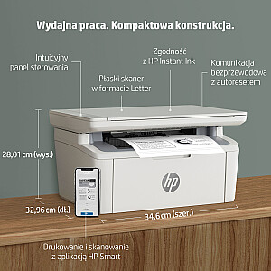 DAUGIAFUNKCINIS PRIETAISAS. MFP HP LaserJet M140w 7MD72F