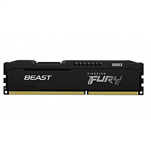 „Kingston Fury Beast“ 4 GB DDR3 1600 MHz kompiuterio / serverio registracijos numeris ECC kodas