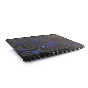 Modecom SILENT FAN MC-CF15 охлаждающая подставка для ноутбука 43,2 см (17") Черный