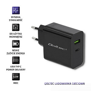 QOLTEC 51717 Charger 42W 5-20V 2.25-3A