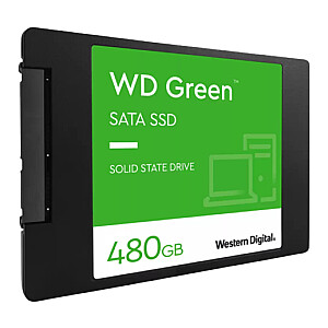 Внутренний твердотельный накопитель Western Digital Green WDS480G3G0A 2,5 дюйма, 480 ГБ, Serial ATA III