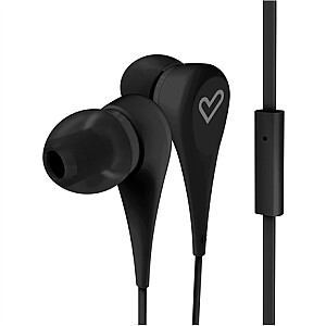 „Energy Sistem Style 1+“ ausinės su ausinėmis su išmaniojo telefono valdymu ir mikrofonu. 3 metų garantija! (juoda)