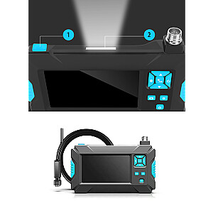 MBG Line Inspection kamera Duo Endoscope 9 LED 2x Full HD 10m