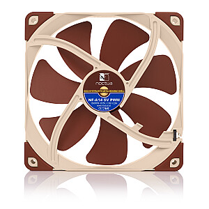 Noctua NF-A14 Компьютерный корпус Вентилятор 14 см Бежевый, Коричневый