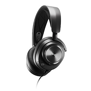 „SteelSeries“ žaidimų ausinės „Arctis Nova Pro“ ant ausies, įmontuotas mikrofonas, juoda, triukšmo slopinimas