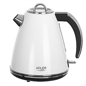 Adler Kettle AD 1343	 Electric, 2200 W, 1.5 L, Stainless steel, 360° rotational base, White