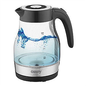 Camry Kettle CR 1300 Electric, 2200 W, 1,7 L, Nerūdijantis plienas, 360° besisukantis pagrindas, juodas