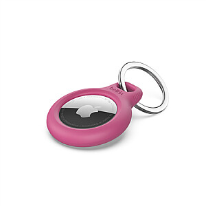 Belkin saugus laikiklis su raktų pakabuku AirTag Pink