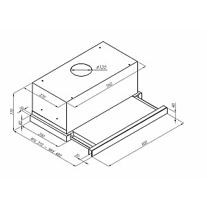 Кухонная вытяжка CIARKO SL-S 60 Inox