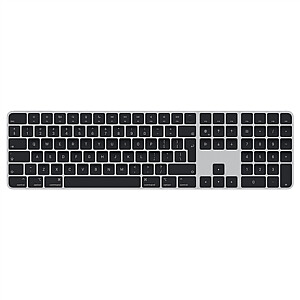 Apple Magic Keyboard with Touch ID MMMR3Z/A Standard, Wireless, EN, Numeric keypad, Black, Bluetooth