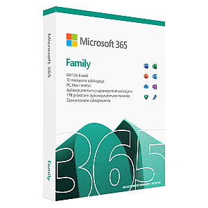 „Microsoft 365 Family PL“ – vienerių metų licencija