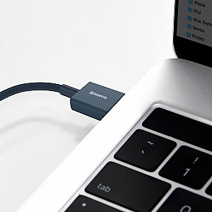 „Baseus Superior“ serijos USB kabelis iki iP 2,4A 2m (mėlynas)