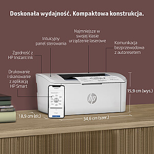 HP LaserJet M110w 600 x 600 dpi A4 Wi-Fi