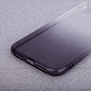Fusion Gradient dėklo silikoninis dangtelis, skirtas Samsung S908 Galaxy S22 Ultra skaidrus - pilkas